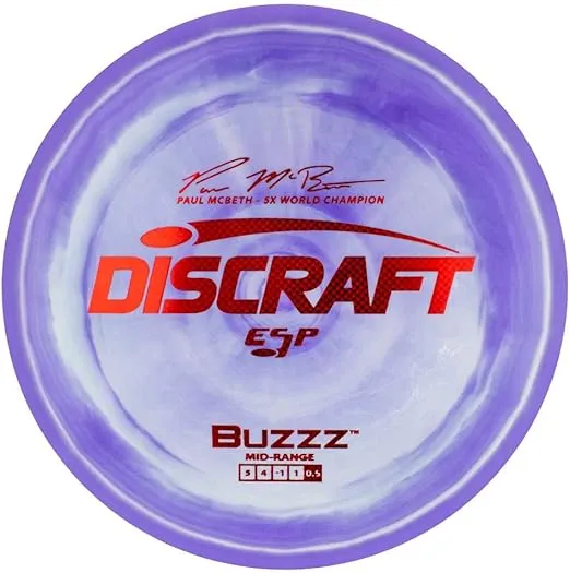 Discraft ESP Buzzz 175-176 Gram Paul McBeth Signature Series Mid-Range Golf Disc