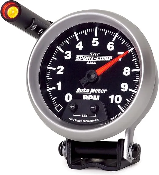 AUTO METER 3690 Sport-Comp II Tachometer 3.750 in.