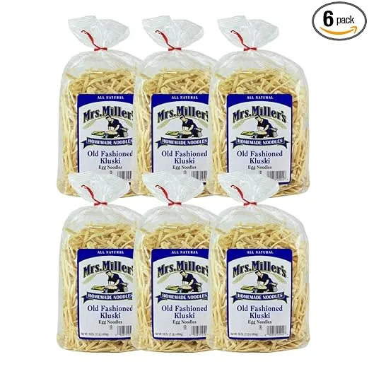 Mrs Millers Homemade Old Fashioned Kluski Egg Noodle, 16 Ounce - 6 per case.