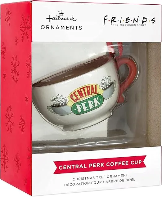Hallmark Friends Central Perk Cafe Coffee Mug Resin Christmas Ornament