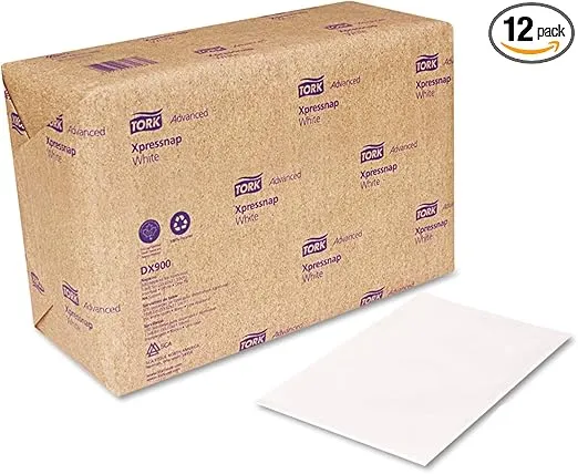Tork DX900 Advanced Xpressnap Interfold Single-Ply Dispenser Napkin, White