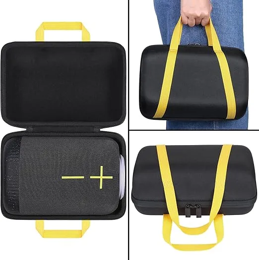 co2CREA Hard Case Compatible with Ultimate Ears UE EPICBOOM Portable Wireless Bluetooth Speaker, Black Case