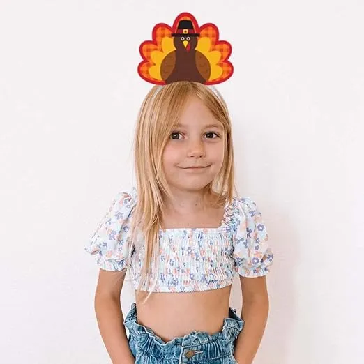 Amscan Thanksgiving Turkey Headbands Multi-Pack - 1 package