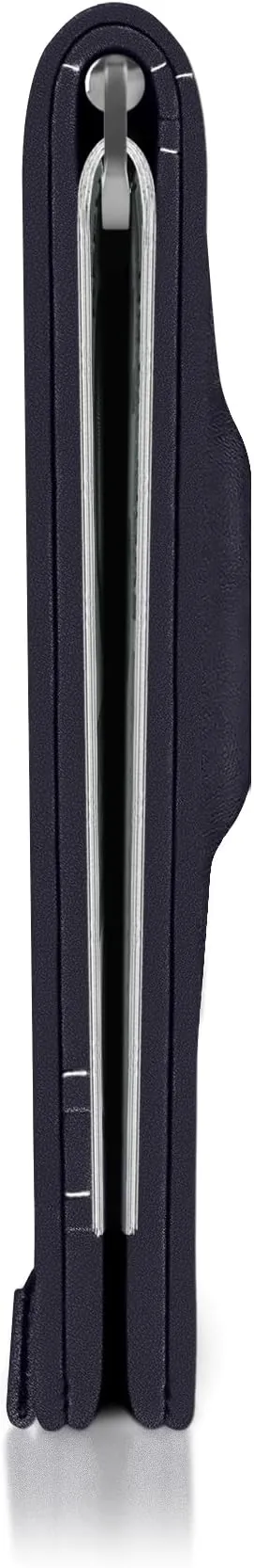 Kings Loot Trackable Smart Airtag Wallet Men Slim | Premium Leather RFID Blocking Wallet with Airtag Holder for Men w/Money Clip & Pull Tab | Minimalist Wallet for Men Airtag Holder | Air Tag Wallets