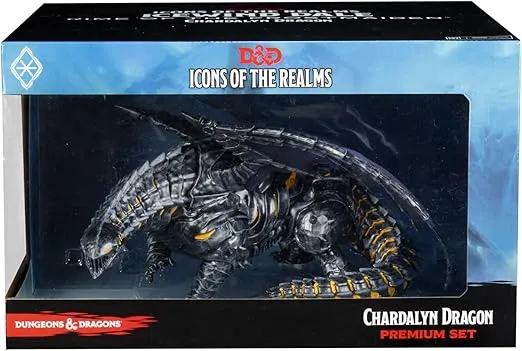 WizKids D&D Icons of The Realms: Icewind Dale: Rime of The Frostmaiden - Chardalyn Dragon Premium Figure
