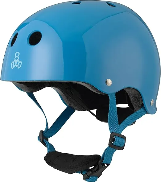 Triple Eight Lil 8 Dual Certified Sweatsaver Kids Skateboard and Bike Helmet