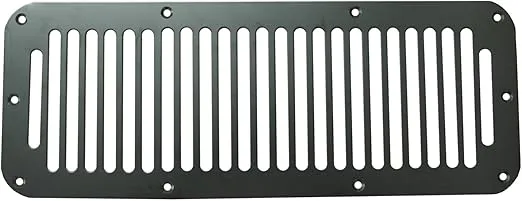 Rugged Ridge | Cowl Vent Cover, Black | 11206.01 | Fits 1976-1986 Jeep CJ; 1987-1995 Jeep Wrangler YJ