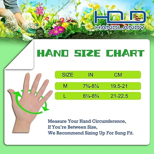HANDLANDY Ladies Thorn Proof Gardening Gloves, Long Gauntlet Heavy Duty Garden Gloves, Elbow Length Women Leather Rose Pruning Gloves (Large, Rosy)