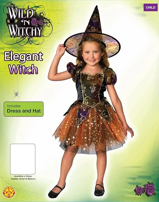 Rubies Let's Pretend Child's Elegant Witch Costume