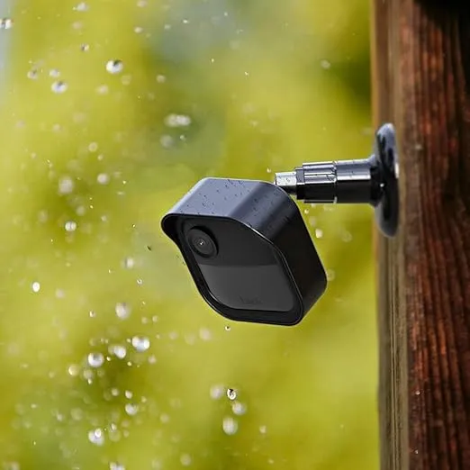 Blink Outdoor 4 (4th Gen) Wall Mount, Weatherproof Protective Cover and 360 Degree Adjustable Mount with Blink Sync Module 2 Outlet Mount for Blink Outdoor Indoor Security Camera (Black, 1 Pack)