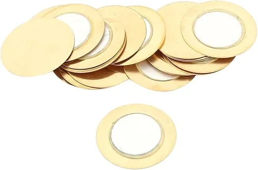 uxcell 20 Pieces 20mm Dia Film Gasket Piezo Ceramic Disc Piezoelectric Buzzer
