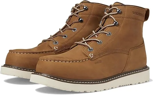WOLVERINE Men's Trade Wedge 6" Unlined Composite Toe Industrial Boot