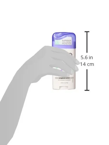 Sure Original Solid Unscented, Anti-Perspirant Deodorant 2.70 oz (Pack Of 3)