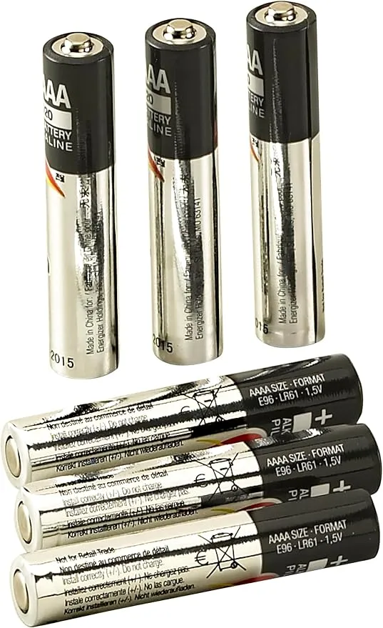 Streamlight 65030 Stylus AAAA Replacement Batteries, 6-Pack