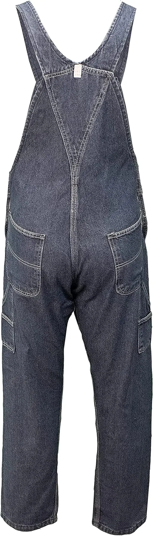 Key Apparel Women's Enzyme Washed Denim Bib Overalls