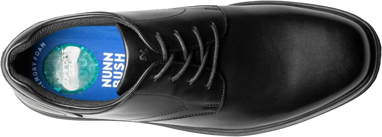 Nunn Bush Men's Pro Plain Toe Oxford with Kore Slip Resistant Comfort Technology