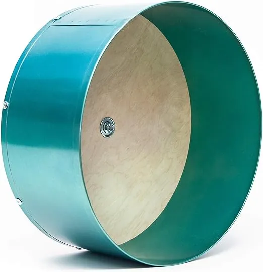 Quality Cage Crafters 15" Chin Spin Chinchilla Wheel, Small Animal Exercise Wheel, Made in USA, Quietest Wheel You Will Find, Prairie Dog Wheel, Built to Last