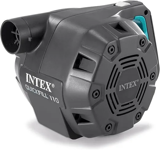 INTEX QuickFill Electric Air Pump: Inflates and Deflates Air Mattresses, Inflatable Kayaks, Boats, Toys