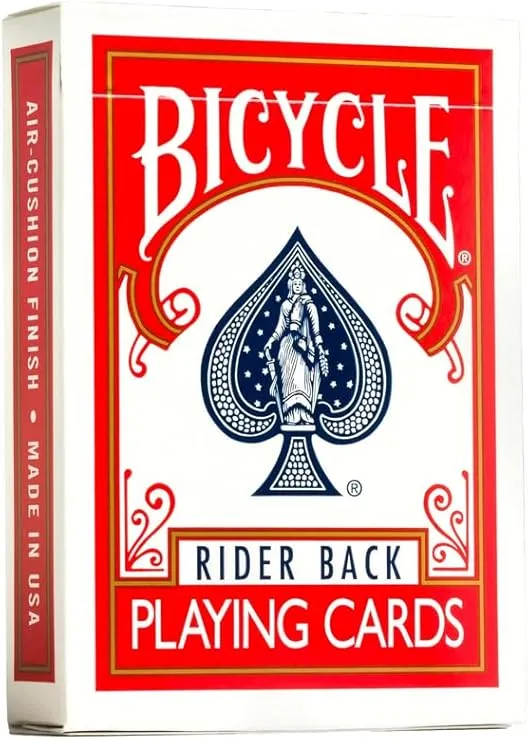 Bicycle Rider Back Index Playing Cards (COLORS MAY VARY- SINGLE PACK)