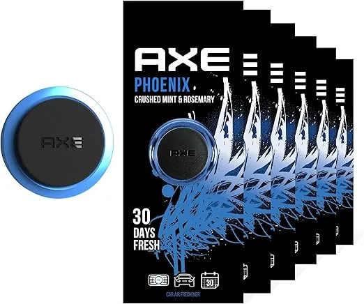 AXE Air Freshener Mini Vent Clip, Air Purifier, Odor Eliminator Provides A Long Lasting Scent (Phoenix, 1 Pack)