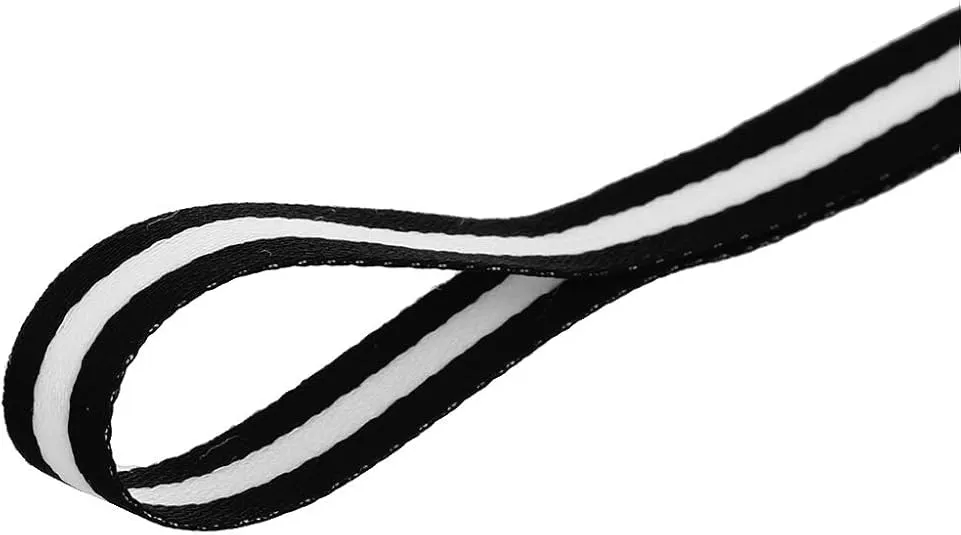 Allegra K Colorful Color Block Stripe Canvas Shoe Strings Flat Shoelace for Sneaker 2 Pairs