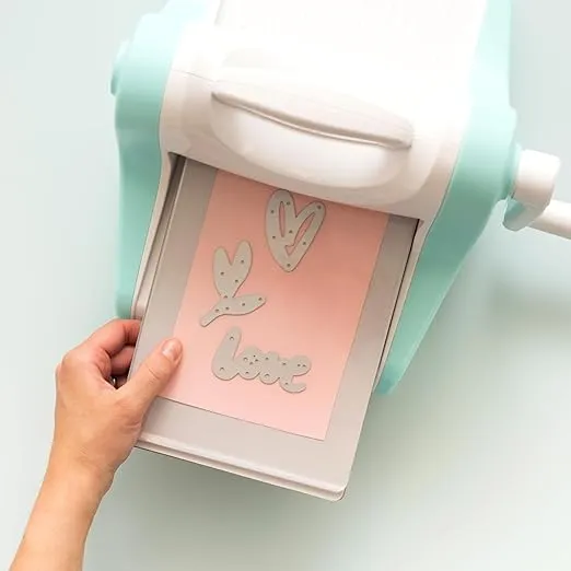 We R Memory Keepers Revolution Portable Die Cut, Embossing, Cutting Machine includes Magnetic Mat, Embossing Plate and Die Cutting Plate, Scrapbooking, Journaling, Card Making