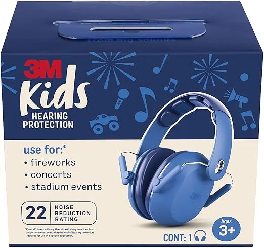 Peltor Kids Ear Muffs 22DB Blue
