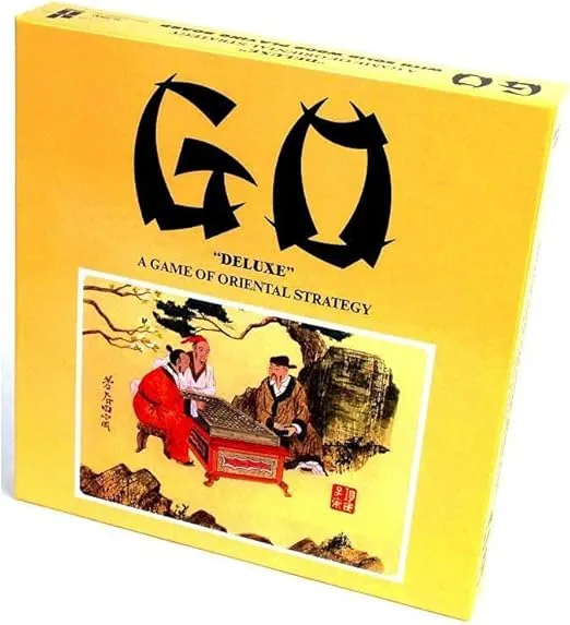 John N. Hansen Go Game with Wood Board, Brown