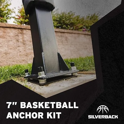 Silverback 7" Basketball Hoop Anchor Kit Designed for Silverback, Goaliath, and Hoopstar Basketball Hoops