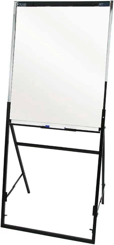 Quartet Futura Easel, Whiteboard/Flipchart, 24 x 36 Inches, Black Frame (351900)