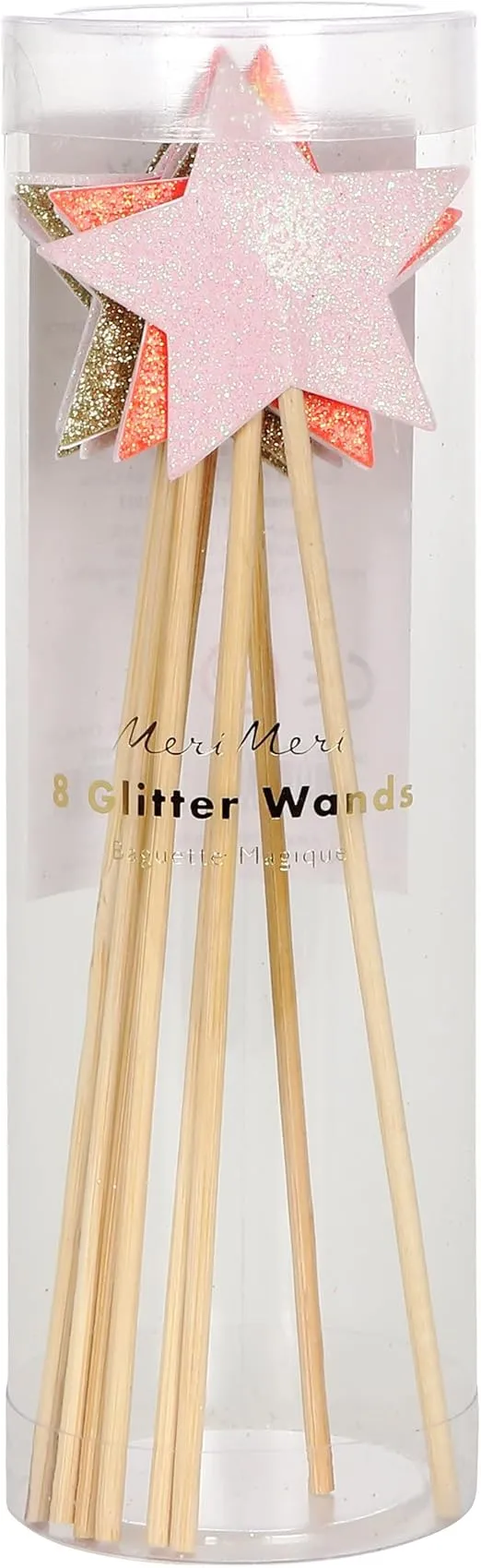 Meri Meri Glitter Star Wands (Pack of 8)