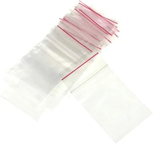 Homeford Mini Plastic Zip-Lock Bags, 2-Inch, 180-Count