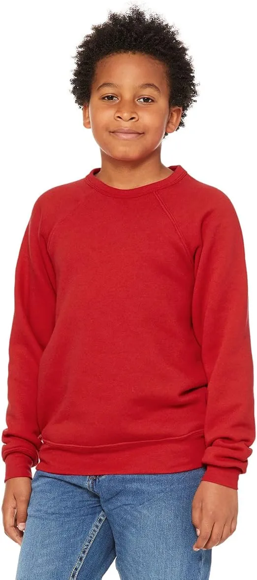 BELLA + CANVAS - Youth Sponge Fleece Crewneck Sweatshirt - 3901Y