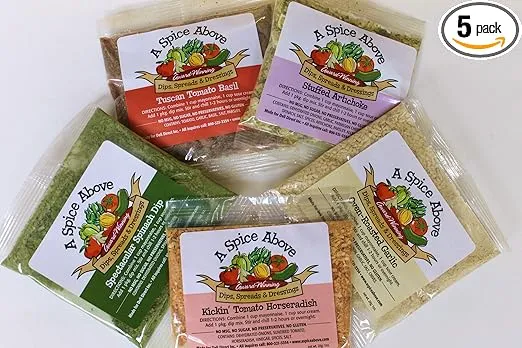 Variety Pack of 5 Dips