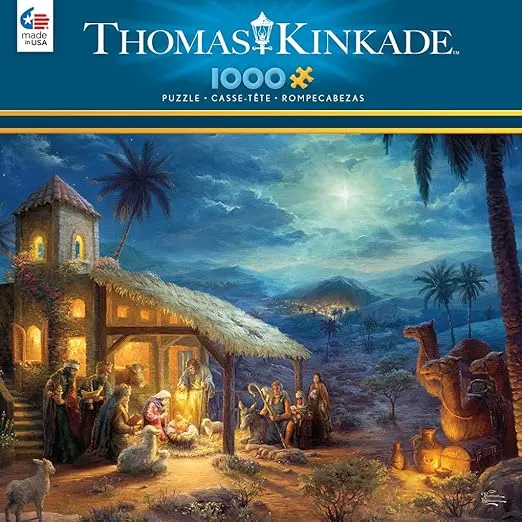Ceaco - Thomas Kinkade - Holiday - Nativity - 1000 Piece Jigsaw Puzzle