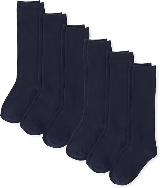 The Children's Place Girls' Knee Socks Variety Pack