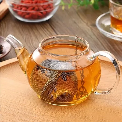 Tea Ball Strainer - 2 Pcs Stainless Steel, Tea Balls, 2.1 Inch Tea Infusers for Tea Steeper, Loose Tea, Tea Infuser for Tea Filter Herbal Spices Seasonings