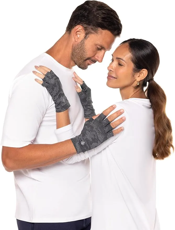 Coolibar UPF 50+ Men's Women's Ouray UV Fingerless Sun Gloves - Sun Protective