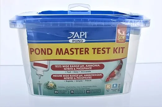 API Pond Master Test KIT Pond Water Test Kit 500-Test