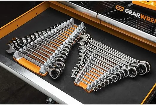 GEARWRENCH 2 Pc. Reversible Wrench Rack, 16 Slot - 83121