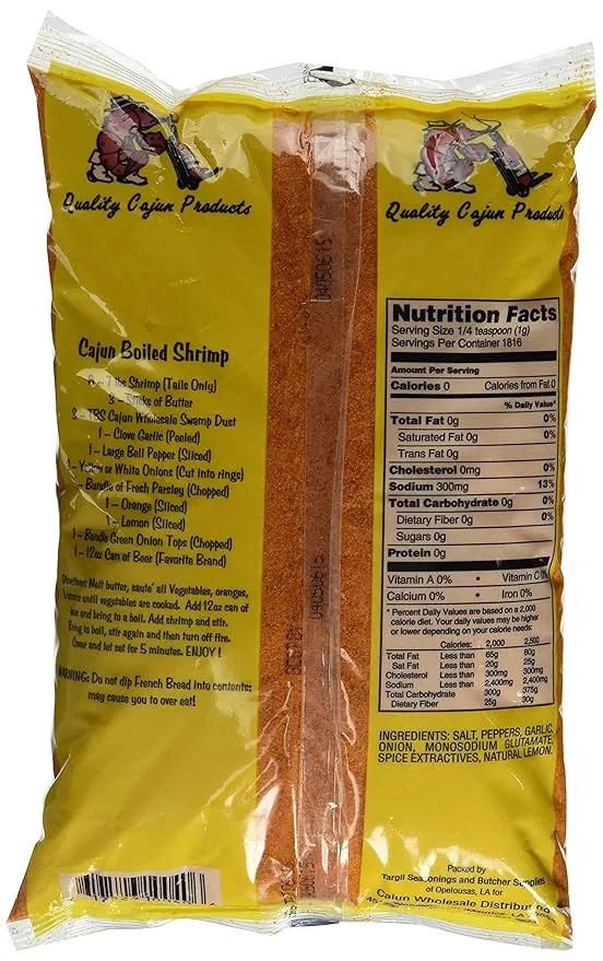 Cajun Crawfish (Crab & Shrimp) Swamp Dust 2lb