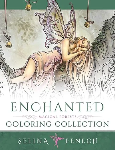 Enchanted - Magical Forests Coloring Collection (Fantasy Coloring by Selina)