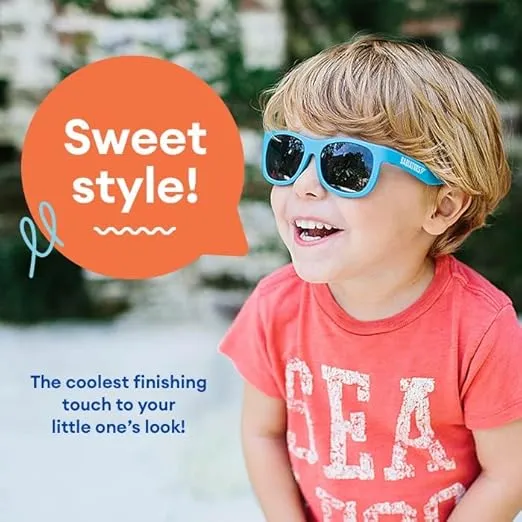 Babiators Baby Navigators - Sunglasses Babies, Toddlers, Children |UV Protection, Durable, Bendable, and Baby Proof