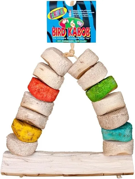 8-1/2-Inch Carnival Chewable Perch