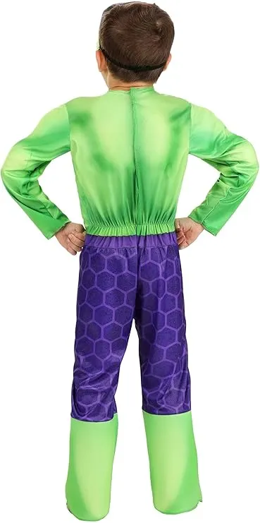 Marvel Hulk Official Youth Halloween Padded Muscle Costume