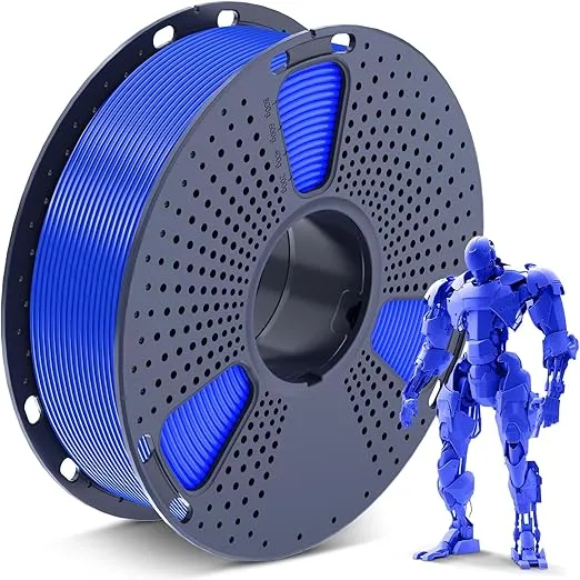 SUNLU PLA 3D Printer Filament PLA Filament 1.75mm, Neatly Wound PLA 3D Printing Filament 1.75mm, Dimensional Accuracy +/- 0.02 mm, Fit Most FDM 3D Printers, 1kg Spool (2.2lbs), PLA Blue