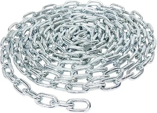 525221 5/16-inch x 20 ft. Zinc-Plated Proof Tested Coil Chain with 1900 lb. Safe Working Load, Grade 30, General Purpose Chain