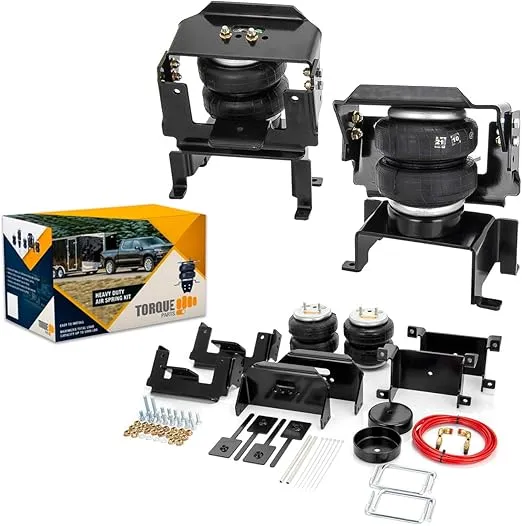 TORQUE Airbag Air Bag Suspension Kit for 2015-2024 Ford F150 2WD 4WD F-150 Rear Helper Bag Spring Towing 5000 lbs (Replaces Firestone Ride Rite 2582) (TR2582)