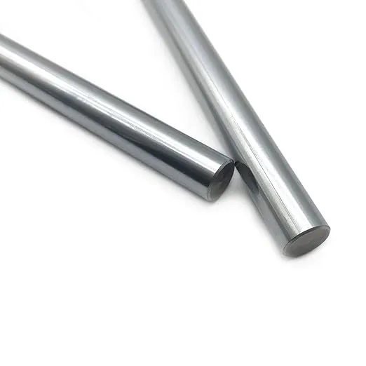 Linear Motion Rods 2PCS 8mmx 250mm (0.315 x 9.84inches) Case Hardened Chrome Plated Linear Motion Rod Shaft Guide for 3D Printer, DIY, CNC - Metric h8 Tolerance