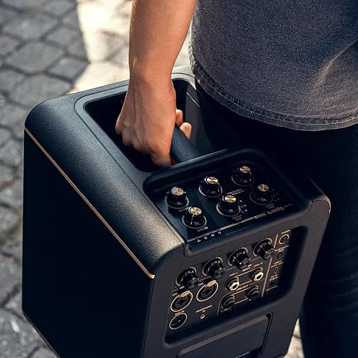 Positive Grid Spark Edge 65W Portable 4-Channel Smart Guitar Amp & PA System with Built-in Looper, AI Features & Smart App for Electric, Acoustic, Bass, Vocals, Keyboards and More